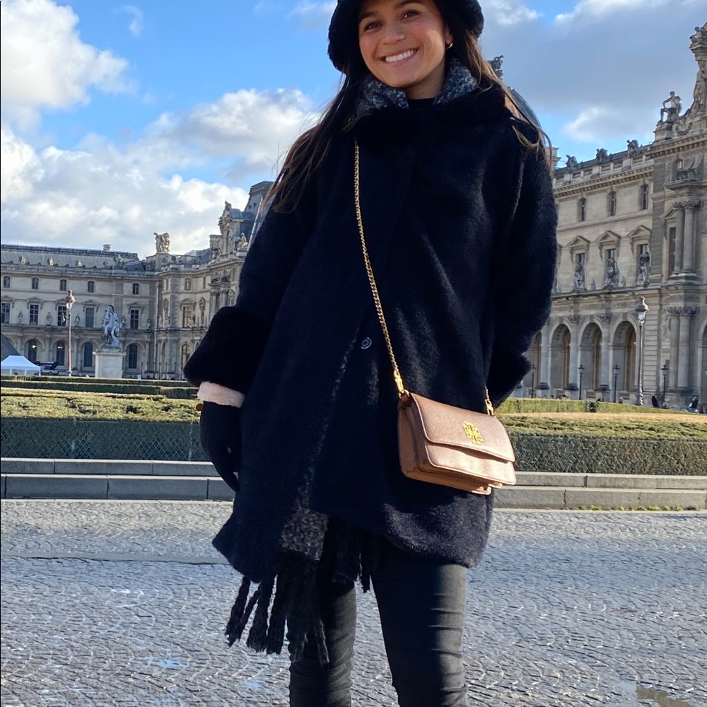 Vintage Black faux Fur jacket